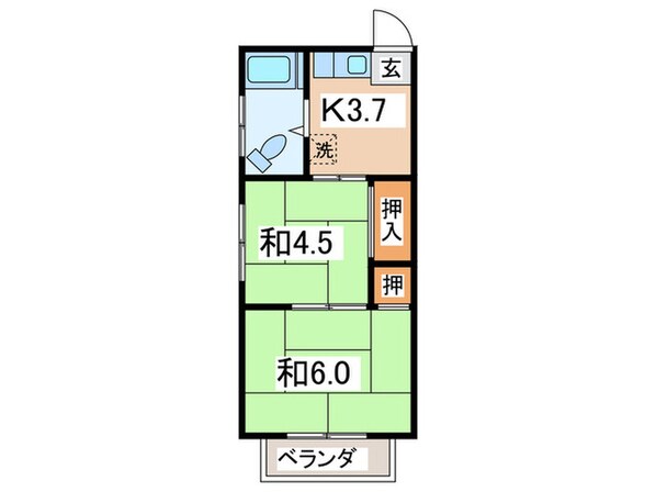 寺島荘の物件間取画像